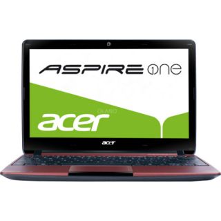 Acer Aspire One 722 11,6 Zoll Laptop Netbook rot