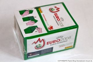 Panini EM Euro 2008 – 2 x Display Box 200 Tüten GRÜN OVP RARE