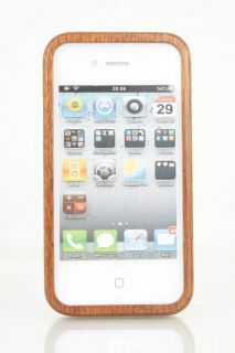 Original iGard® iPhone 4 4S Rosen Holz Hülle Schutzhülle Case Cover