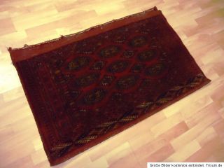 50 Jahre Afghan TEKKE Jomout BUCHARA Teppich Old Rug TURKMEN Carpet