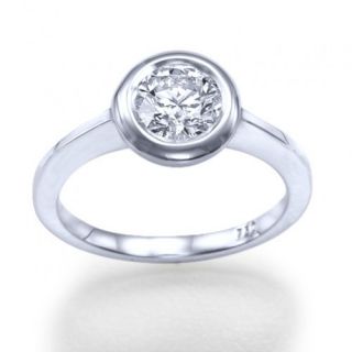 75 Carat D/SI Solitar Brillantring 14kt 585 Weißgold Diamant Ring