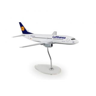 Boeing 737 300 Flugzeugmodell Lufthansa 1:100 Standmodell