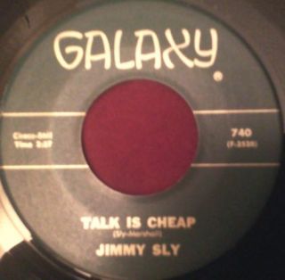JIMMY SLY Hard Luck / Talk is cheap GALAXY 740 Soul 45
