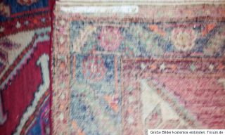 220x125cm Handgeknüpft antiker Perser Orientteppich Teppiche Kolliaye