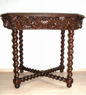 MEGA Renaissance Tisch ANTIK Barock Esstisch Engel Konsole Kommode