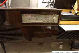 Altes Grundig Radio Stereomeister 15 +plattenspieler dual 1234