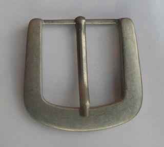 Boucles ceintures métal vieille argent 6x6 cm pour lanière 40mm x1