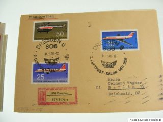 DDR 400 BELEGE Sammlung Posten / Briefmarken / FDC / Sperrwerte