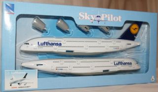 New Ray Skypilot Lufthansa Modell Airbus A380 Modellbausatz NEU / OVP
