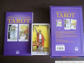 Komplett im Set   Praxis des Tarot   Handbuch mit 78 Waite Karten NEU