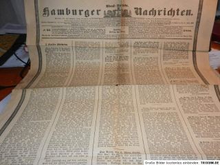 TOD KAISER WILHELM 3 KAISERJAHR 9.03.1888 HAMBURGER NACHRICHTEN