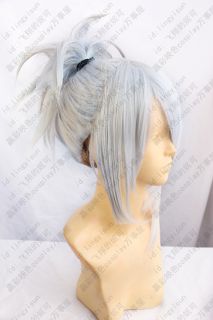 Final Fantasy Type 0 SICE GREY MIX Cosplay Costume Wig Cosplay party