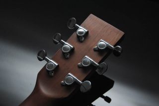 Marken Gitarren Mechanik Chrom für 4/4 Akustik Westerngitarre in Öl