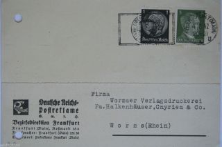 Dt. Reich,1933/36. MiNr.512 & 1941 MiNr.784. gel. 1942. #3117