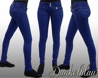 Damen Bunte Jeans Röhrenjeans Hose in Trendige Farben XS, S, M, L, XL