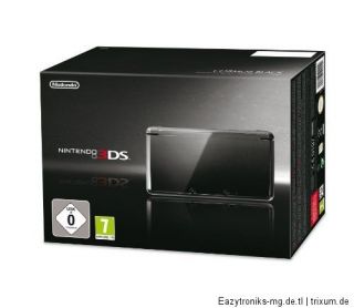 Nintendo 3DS Schwarz Handheld Spielkonsole (PAL) +++NEU+++