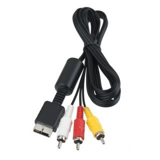 NEW 6 Ft Audio Video AV TV Cable Cord to RCA For PlayStation PS/PS2