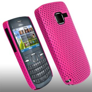 Stylish Mesh Hard Case Cover For Nokia C3 C3 00