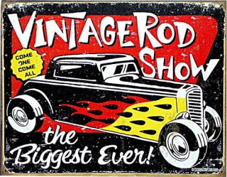 Classic Hot Rod Oldtimer Nostalgie Vintage Schild 797