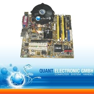 ASUS P5LD2 VM/S Mainboard Sockel LGA 775 DDR2 SATA Micro ATX + Lüfter