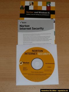 NORTON INTERNET SECURITY 2013 von Symantec für 1 PC   NEU in OVP