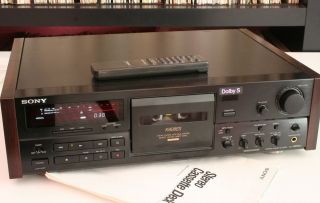 Sony TC K808ES, 3 Head Cassette Deck, Dolby S, IR Fernbedienung TOP
