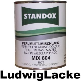 Liter Standox Autolack für Mischmaschine 804 Rot