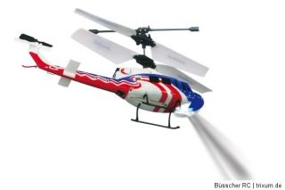Jamara Twin Huey Mini RC Helikopter 3 Kanal Hubschrauber mit GYRO Neu