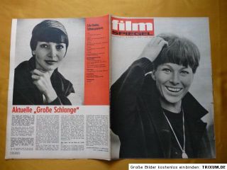 Filmspiegel Nr.7, 1967, Monika Gabriel, Lilo Grahn, DDR