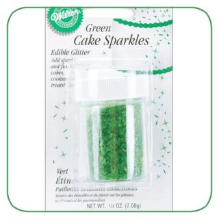 Wilton   Essbarer Glitter   Green Cake Sparkles 7 gr.