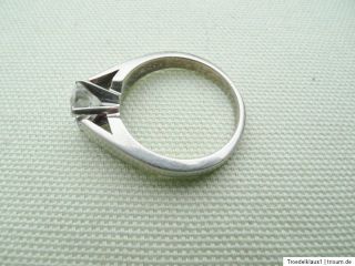 Super Brillianz Silber Ring 925 Silber Cubic Zirkonia+Meisterstempel