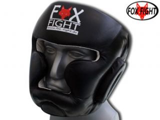 FOX FIGHT Full Face Kopfschutz Kickboxen / Boxen Lede