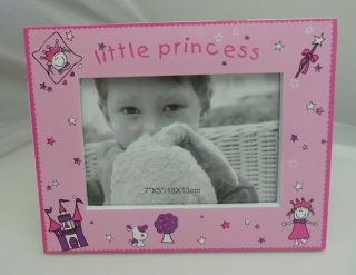 Fotorahmen Bilderrahmen Baby Rahmen für Mädchen Pink 18 x 13 cm