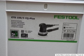 Festool Exzenterschleifer ETS 150/5 EQ Plus