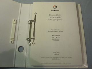 Ersatzteilliste für Schaeff SKL 833 Parts catalog