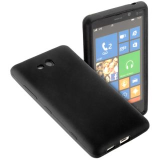 Case Tasche f Nokia Lumia 820 Silicon Schutz Hülle schwarz