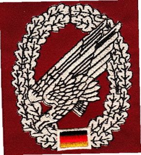 Bundeswehr Aufnäher Fallschirmjäger Stürzender Adler