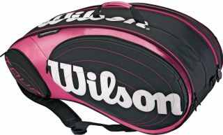 Wilson Tour 9er Bag black pink Tennistasche UVP 79 95 Tennis Taschen