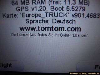 TomTom Go 720 TMC LKW WOHNMOBIL EUROPA TRUCK 2013 VERSION & BLITZER