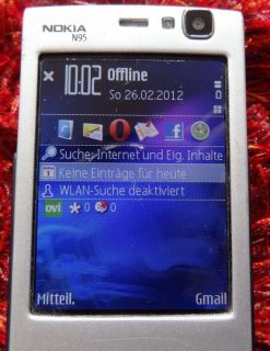 Nokia N95 Deep Plum (Ohne Simlock) Smartphone