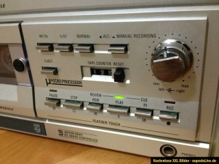 Ghettoblaster Philips D8614 stereo sound machine Boombox aus den 80ern