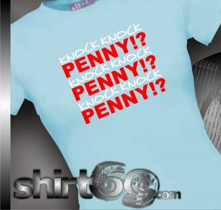 Lady Shirt The Big Bang Theory KNOCK KNOCK PENNY XS XL la01263