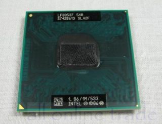 Intel Celeron M 540, 1.86GHz CPU, 533 MHz FSB, 1MB   M540