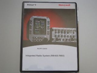 Handbuch Honywell Primus II RM 855 RMU in englisch NEU