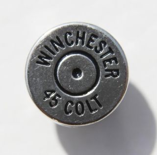 Winchester Cal. 45 Colt Patrone Fake Druckknopf Knopf