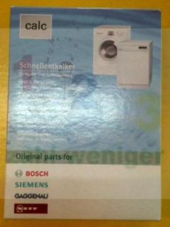 Schnellentkalker für Waschmaschine und Spülmaschinen Siemens 311313