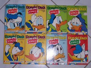 LTB Donald Duck Jumbo Comics 8x Band 11 24 26 35 40 43 44 58 LTBs
