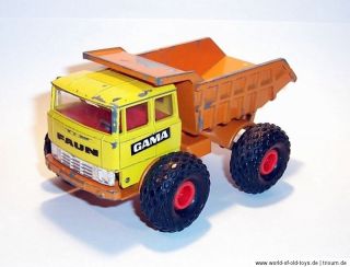 old toy model of GAMA / W. Germany from the 70s, axles bent minimal