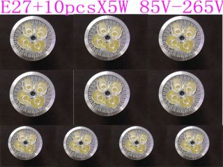 10 Stueck LED E27 Warmweiss 4W Strahler Spot Lampe Leuchte
