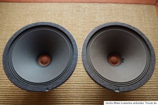 pair Siemens Klangfilm 25cm 10 Lautsprecher Speaker, KL 307 VAC, Ruf